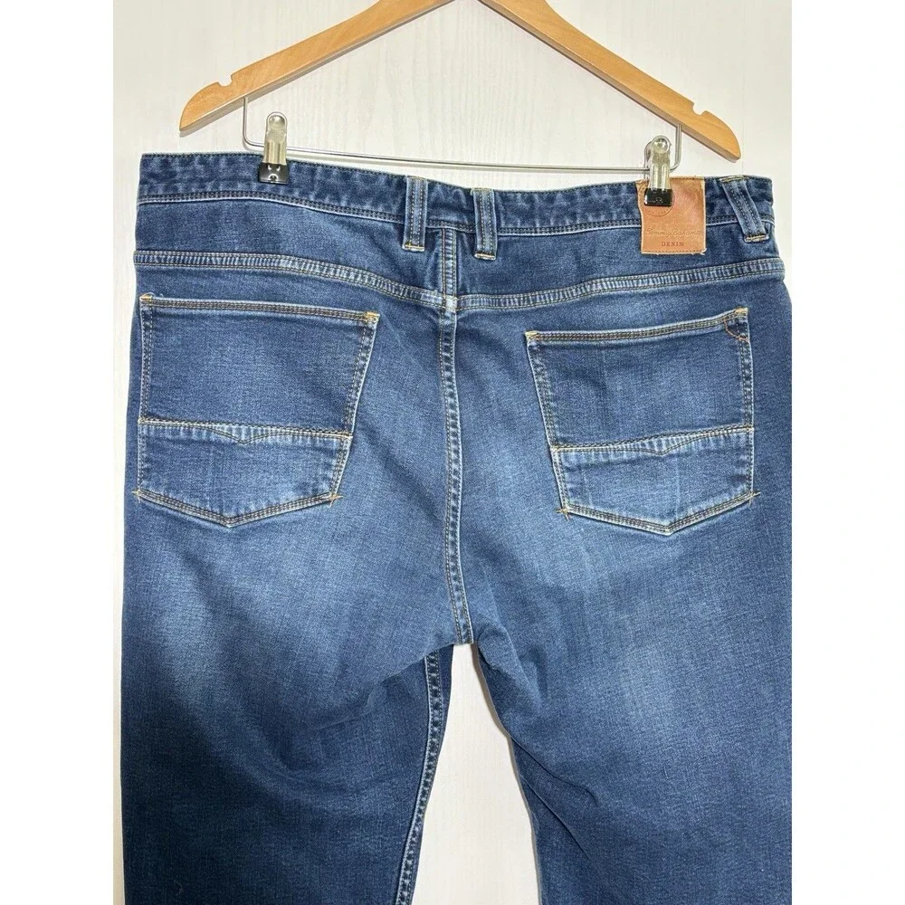 Tommy Bahama Straight Leg Jeans Men's 38 30 Blue Kona Coast Denim Authentic